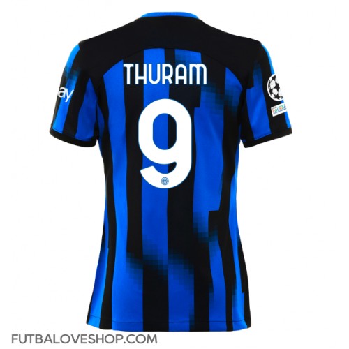 Dres Inter Milan Marcus Thuram #9 Domáci pre Ženy 2023-24 Krátky Rukáv